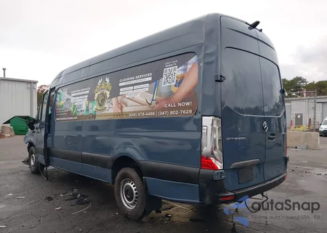 2019 Mercedes-Benz Sprinter 2500 High Roof V6 z USA, uszkodzony, nr VIN WD4PF1CD3KP124653